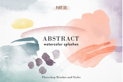 Abstract Watercolor - PS Brushes