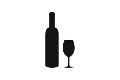 Wine bottle icon