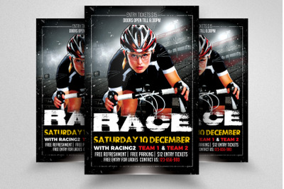 Bicycle Racing Tournament Flyer