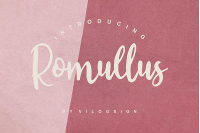 Romullus // Playful Script Font