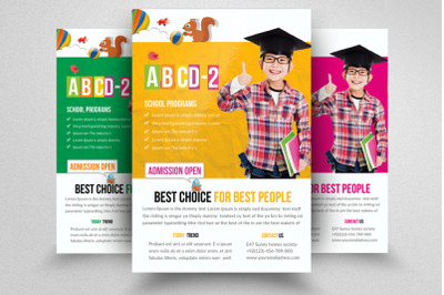 Kids Education Flyer Template