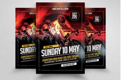 Bicycle Racing Flyer Template