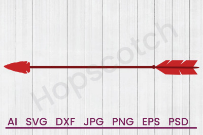 Red Arrow - SVG File&2C; DXF File