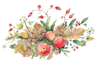 Autumn bouquet Watercolor png