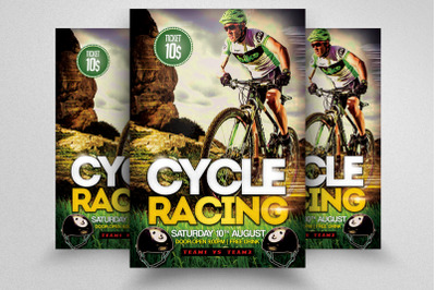 Bicycle Racing Championship Flyer