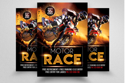 Motorbike Racing Flyer