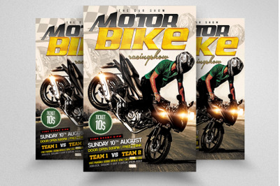 Motorbike Racing Flyer