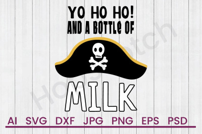 Bottle of Milk - SVG File, DXF File