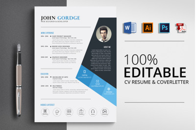 4 Format CV Resume Template