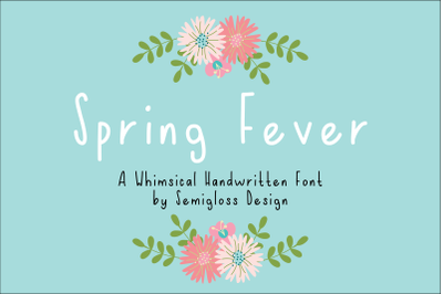 Spring Fever Font