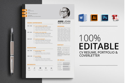 Job CV Resume Word  Template