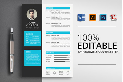 CV Resume Word Template