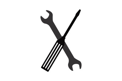 Screwdriver and wrench icon