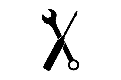 Screwdriver and wrench icon