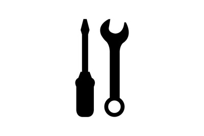 Screwdriver and wrench icon