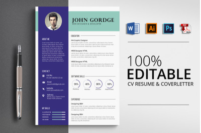 Job CV Resume Template