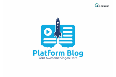 Platform Blog Logo Template