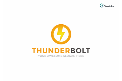 Thunder Bolt Logo Template