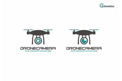 Drone Camera Logo Template
