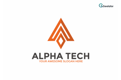 Alpha Tech Logo Template