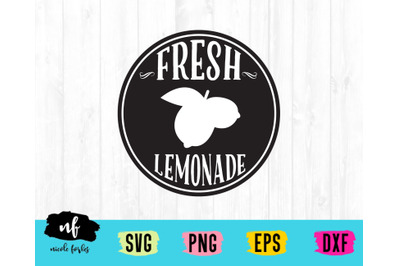 Fresh Lemonade SVG Cut File