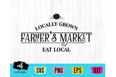 Farmer&#039;s Market SVG Cut File