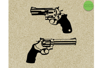 revolver svg, svg files, vector, clipart, cricut, download