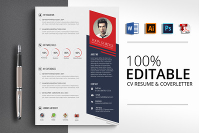 CV Resume Word Template