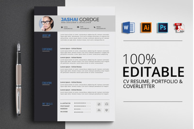 CV Resume Word Template