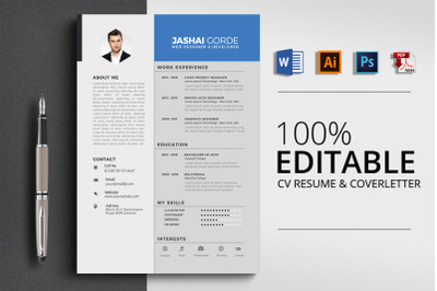 CV Resume Word Template