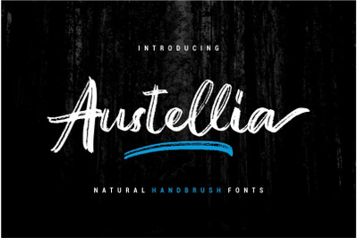 Austellia - Handbrush Font