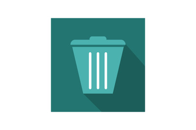 Trash bin icon