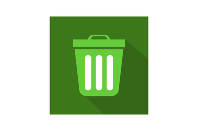 Trash bin icon