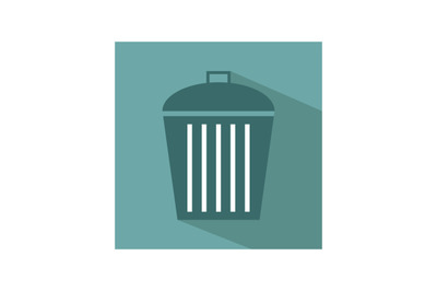 Trash bin icon