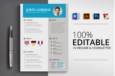 Job CV Resume Template