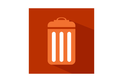 Trash bin icon