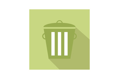 Trash bin icon