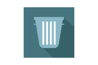 Trash bin icon