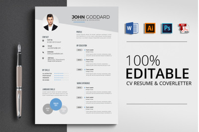 CV Resume Word Template