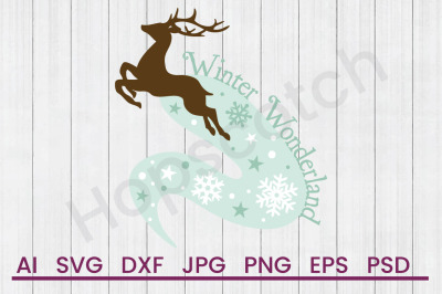 Winter Wonderland - SVG File, DXF File