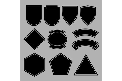 Army patches or military badges template design