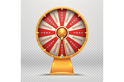 Fortune wheel. Turning roulette 3d wheels lucky lottery game gambling