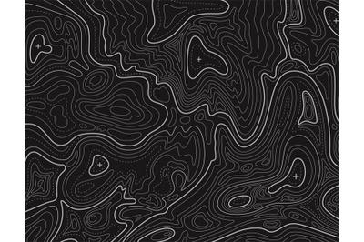 Terrain map. Topographic contouring line cartography texture. Topograp