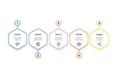 Workflow infographic. 5 options work flow banner&2C; business presentatio