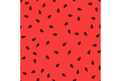 Watermelon seeds background. Pattern juicy sweet flesh watermelon with