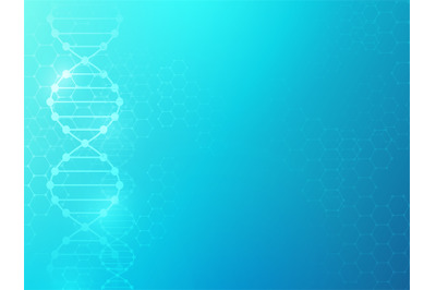 DNA background. Medical texture with molecular chain structure. Chemic