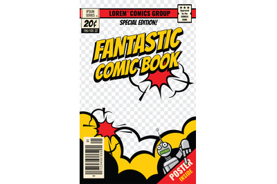 Download Comic Book Cover Mockup Psd Yellowimages