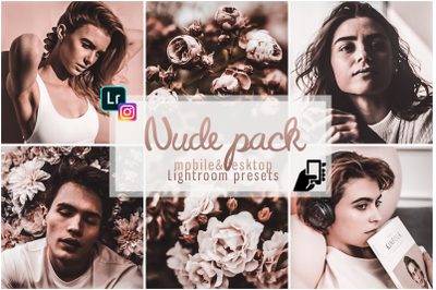 Nude presets for mobile and PC lightroom, photo effect