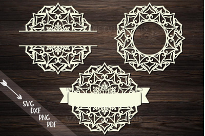 Download Octopus Monograms - SVG, DXF, EPS Cut Files By AFW Designs ...