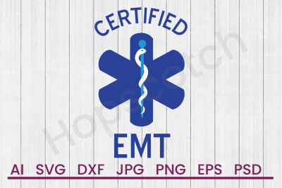 Certified EMT - SVG File&2C; DXF File